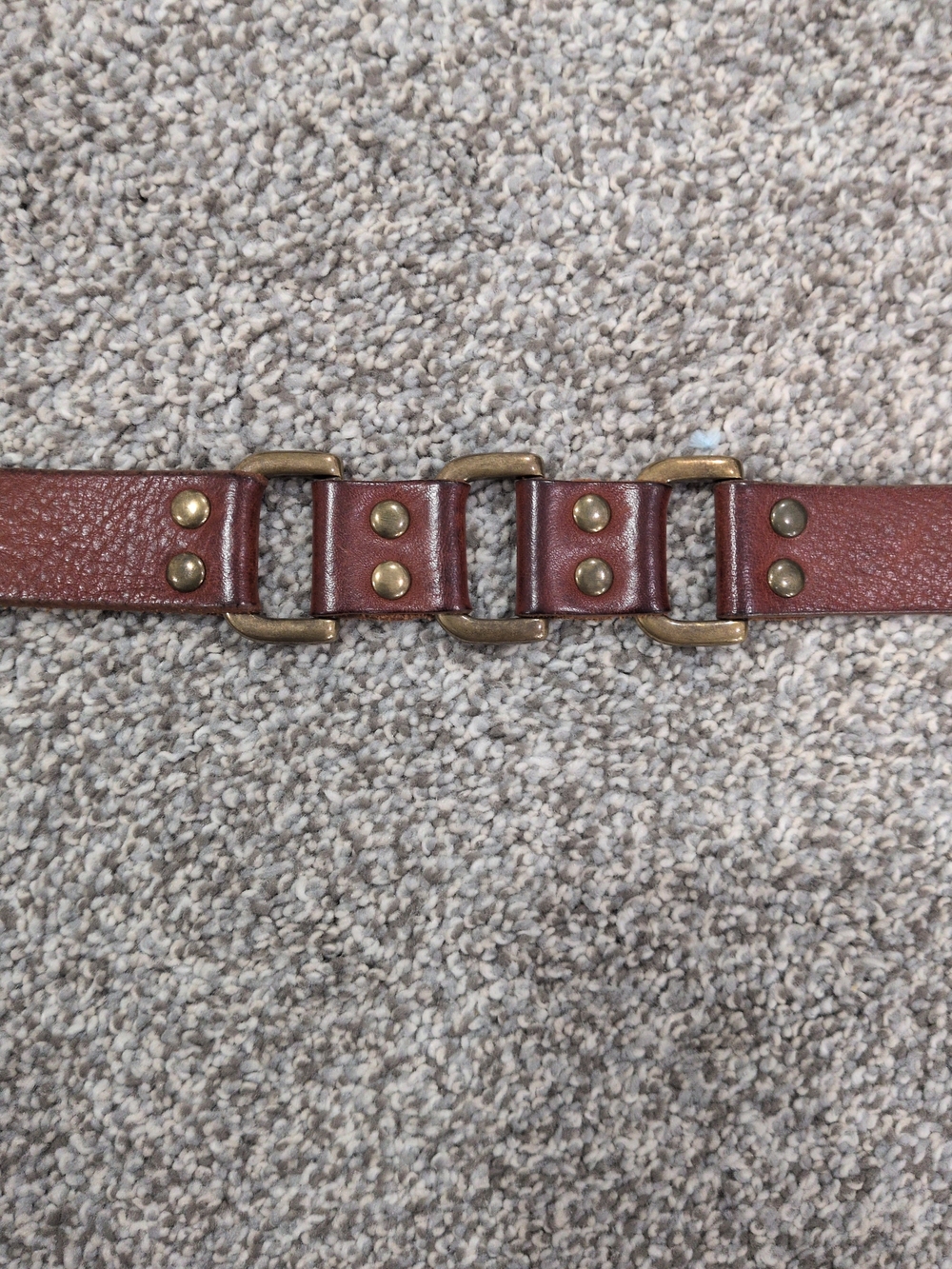 J.Crew Women's Italian Leather Belt Size M Brown Western Boho Equestrian Cinch - Picture 10 of 14